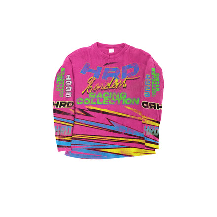 Green Light Pink Dream Racer Long Sleeve Tee