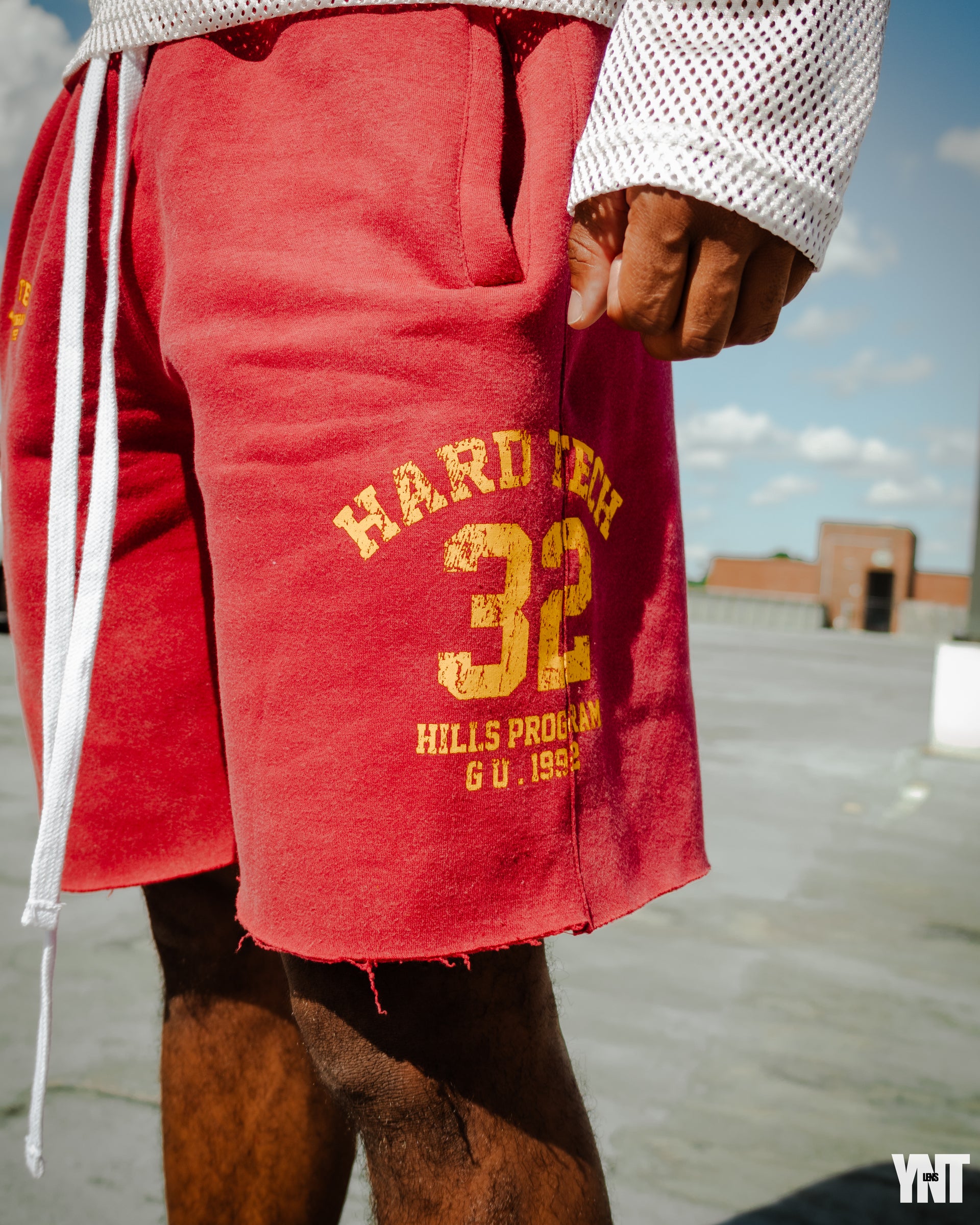 HARDEST SPORT - CRIMSON RED SHORTS