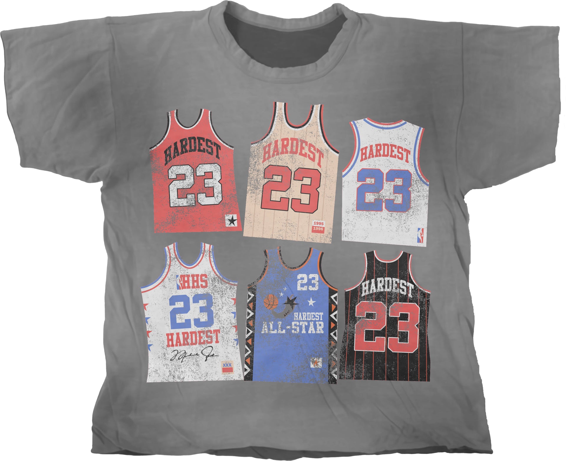 HARDEST HILLS “GOAT 23” Jersey Graphic Tee - SOLD OUT!!!